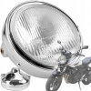 MOTOCYKLOVÁ PREDNÁ LAMPA, OKRÚHLY REFLEKTOR