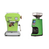 Ascaso Dream PID, Fresh Pistachio + Eureka Atom 60, kawasaki green