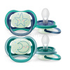 Philips Avent ultra air nočný chlapec 2 ks 2 detské cumlíky