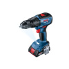 BOSCH Akumulátorová príklepová vŕtačka GSB 18V-50 v kufri L (2 x 2,0 Ah batéria + nabíjačka)