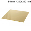 Mosadz plech 200x200x3,0mm