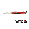 Nůž kapesní s karabinou, YATO-76050