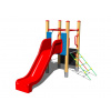 Playground System DETSKÉ IHRISKÁ - zostava so šmýkačkou a šplhaním 4U151D-10