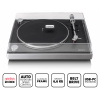 Lenco L-455BK - gramofon s hliníkovým šasi a přenoskou 2M RED