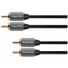 kabel kruger & matz 2xcinch konektor/2xcinch konektor 1m km0304