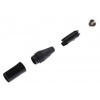 Neutrik Konektor XLR, počet kontaktů: 4, orientace těla: Rovný Vnější, pokovení: Stříbro přes nikl, Kabel, 50 V,