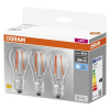 Osram Sada LED žiaroviek klasik, 6,5 W, 806 lm, neutrálna biela, E27, 3 ks