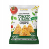 Popcrop pyramídy chipsy proteínové paradajky a bezlepkové bazalky 60 g