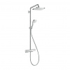 HANSGROHE Croma E - Showerpipe 280 1jet EcoSmart so sprchovým termostatom, chróm