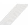 Guma s keprovým vzorom na opasky a traky šírka 40 mm - 1 m - Off White - 5 Off White