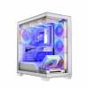 Puzdro MODECOM VOLCANO STELLAR ARGB MIDI 5F WHITE Midi Tower biele