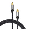 Vention BAVHH audio kábel 2 m Toslink Hliník, Šedá (BAVHH)