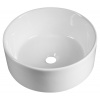 Aqualine Keramické umývadlo na dosku, priemer 40cm, biela, 40150
