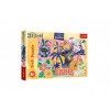 Puzzle Stitch a priatelia v akcii 100 dielikov 41x27, 5cm v krabici 29x19x4cm