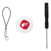 AppleMix Kľúčenka FORCELL F-Tag - podpora protokolu Apple FindMy - CR 2032 - biela