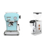 Ascaso Dream ONE, Kid Blue + Rocket Espresso FAUSTINO 3.1, copper