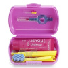 Curaden International AG CURAPROX Travel set ružový (1x zubná kefka, 2x medzizubná kefka CPS, 1x zubná pasta 10 ml) 1x1 set