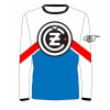 Dres ČZ LOGO Retro bielo/červeno/modrý 19108 - Veľkosť 2XL