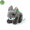 Plyšový králik tmavo šedý ležiaci 17 cm ECO-FRIENDLY
