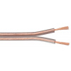 Reproduktorový kábel audio 2x4.0mm², 50m, pomedený, transparentný