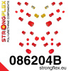086204B: Full suspension bush kit Custom 23mm - Red
