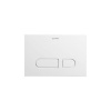 DURAVIT DuraSystem dvojčinné ovládacie tlačidlo A1 pre WC, plast, biela, WD5001011000