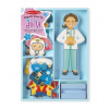 Melissa & Doug magnetická bábika na obliekanie Julie