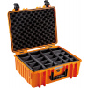 B&W Outdoor Cases BW Outdoor Cases Type 6000 / Orange (divider system)