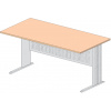 LENZA Express - Písací stôl s kovovou podnožou 130x80x73