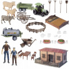 VEĽKÁ SADA FARMY S FARMÁRSKYM DOMOM DIY [FIGURKA]