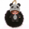 Monchichi Kiki Key Ring Diamond Crystal (Monchichi Kiki Key Ring Diamond Crystal)