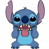 CUKROVÁ TLAČ jedlý obrázok na tortu Cukrová hmota Stich Stitch 23 + MENO TEXT