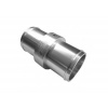 Hliníkový adaptér Samco Sport se závitem 1/8 NPT pro vložení do silikonové hadice s vnějším průměrem 32 mm a délkou 95 mm