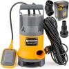 Čerpadlo, hydrofór - Powermat 1600 W ponorné čerpadlo 9500 l/h (Čerpadlo septiku na špinavú, čistú vodu, plavák, 1600W)