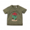 Minoti Tričko chlapčenské s krátkym rukávom, Minoti, Cactus 1, khaki veľ. 86/92