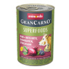 Animonda GranCarno Superfoods Hovädzie, červená repa, černice a púpava Množstvo v kg: 400g