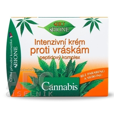BC Bione Cannabis intenzívny krém proti vráskam s peptidami a ceramídami 51 ml