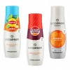 3 sirupy Sodastream: Lipton Ice Tea Peach Zero, Schwip Schwap, Orange Zero