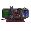 Marvo CM430 CZ/SK, komplet herný, čierny, podsvietený