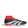 adidas Predator 24 League Laceless Firm Ground Football Boots Black/White/Red 8.5 (42.7)