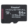 Kingston Industrial micro SDHC 64GB/UHS-I U3 / Class 10 / SDCIT2/64GBSP