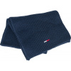 Tommy Hilfiger TJM BASIC RIB SCARF tmavo modrá,biela Pánsky šál UNI
