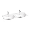 Ravak CHROME SLIM dvojumývadlo 120 cm 120 x 49 cm biela XJG01112001