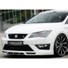 Rieger Tuning spojler pod originálny predný nárazník pre Seat Leon Cupra (5F) a Seat Leon FR (5F) 3/5-dvere. SC / ST / Kombi, pred faceliftom, r.v. od 01/13