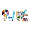 DreamCraft PERO 3D PEN 3D MODRÝ SET XXL 110M KNIŽKA FILAMENT