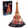 CUBICFUN 3D puzzle svítící Eiffelova věž 51 ks