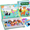 Magnetické bloky Jokomisiada Books 47 ks. (Magnetická puzzle kniha ZOO ZVIERATÁ ZA3768)