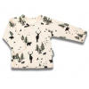 Dojčenská bavlněná košilka Nicol Bambi Farba: Béžová, Veľkosť: 56 (0-3m)