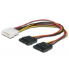 DIGITUS Interní napájecí kabel 0,2 m, IDE - 2x SATA 15pin konektor