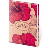 Diár 2026 týždenný vreckový A7 Vario Lyra - Hibiscus